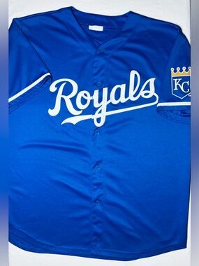 Kansas City Royals Baseball Jersey Men's XL Good Used Condition